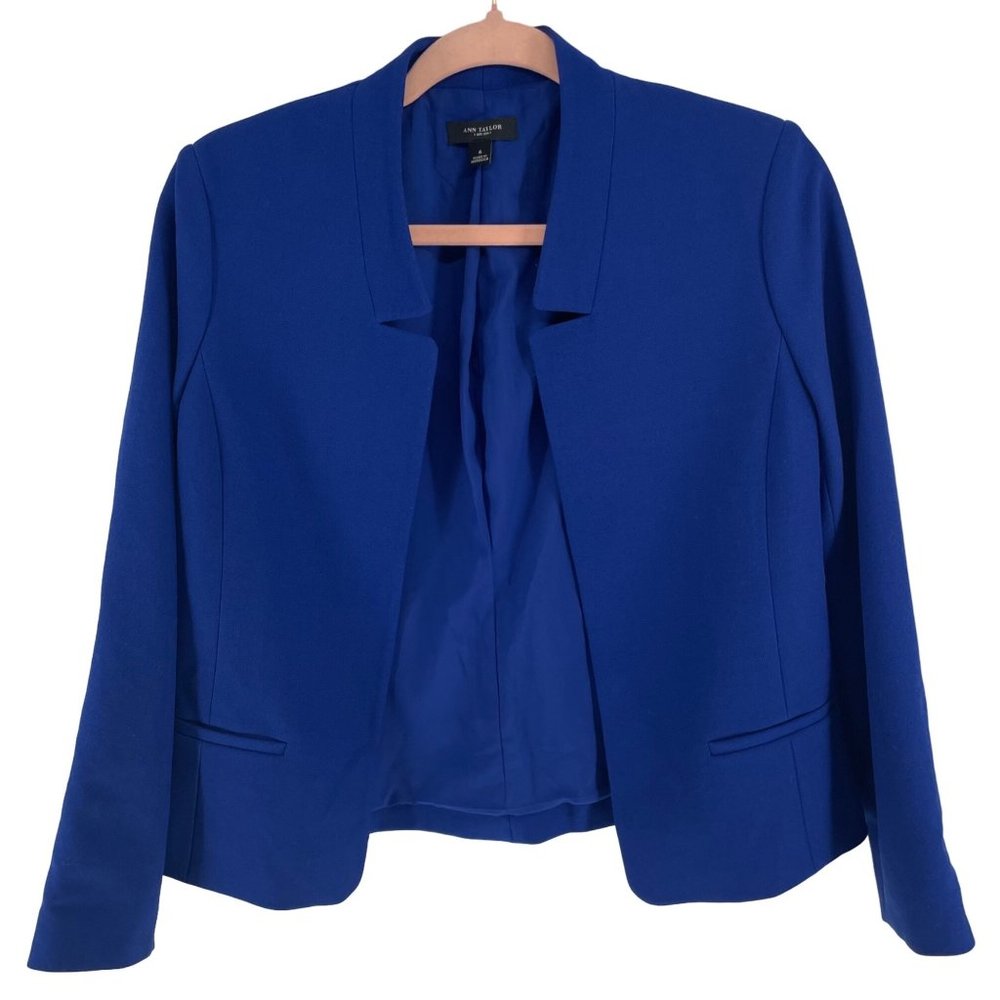 Ann Taylor Women's Size 6 Cobalt Blue Blazer